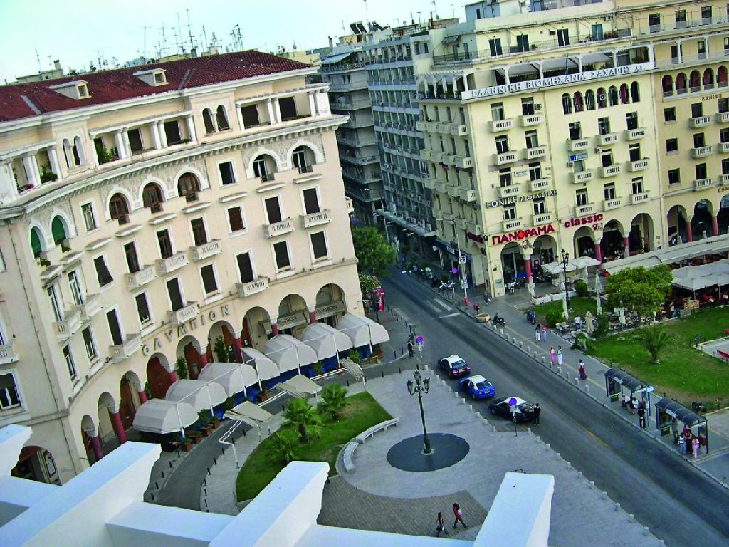 Aristotelous Square (the main city square of Thessaloniki)